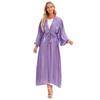 Open Cardigan Maxi Dress Abaya Muslim Women Kaftan Jilbab Arab Robe Party