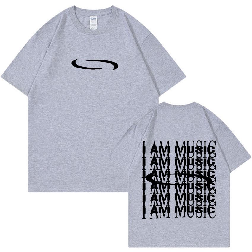 Playboi Carti I AM MUSIC Logo T-Shirt Opium Ken Carson Narcissist Tour Rap T-Shirts Herren Damen Mode Hip Hop Übergroße T-Shirts Y2k