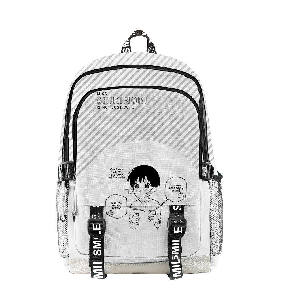 Classic Shikimori's Not Just a Cutie School Bags Unisex 3D Print Oxford Waterproof Notebook Multifunction Travel Backpacks
