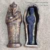 Ancient Egypt Mummy Coffin Ornament Detachable Resin Pharaoh Cleopatra Pyramid Gauze Gift Souvenir Simulation Handicraft