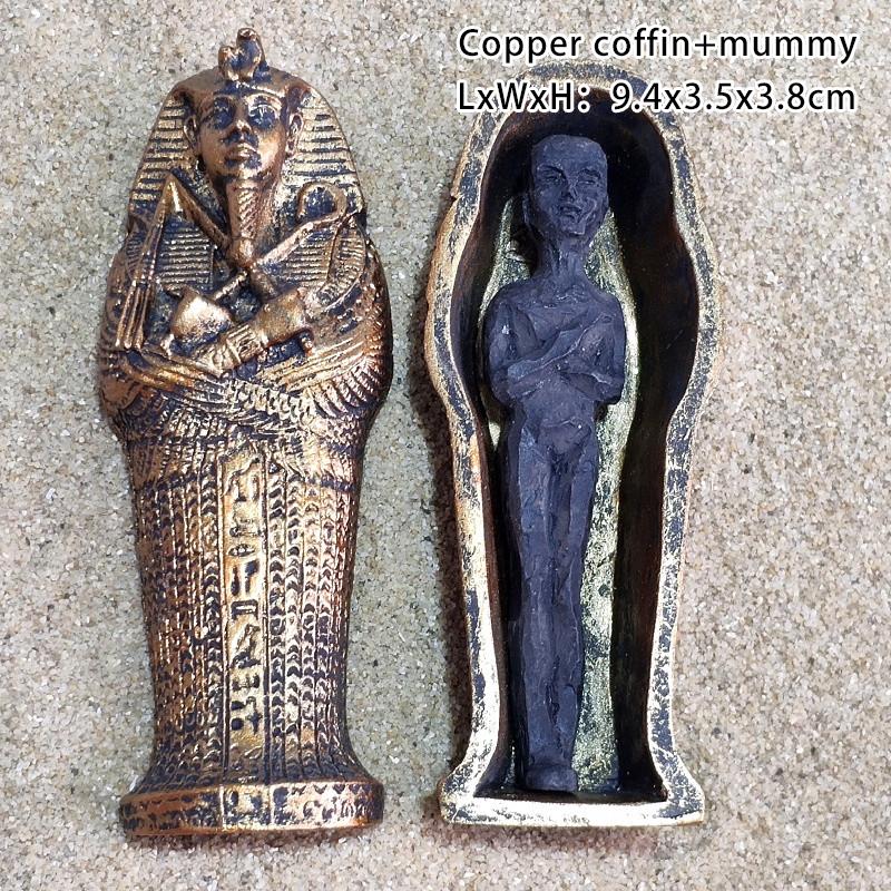 

Ancient Egypt Mummy Coffin Ornament Detachable Resin Pharaoh Cleopatra Pyramid Gauze Gift Souvenir Simulation Handicraft