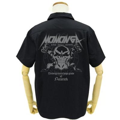 Overlord Patch Base Work Shirt Black L Size Momonga/Ainz