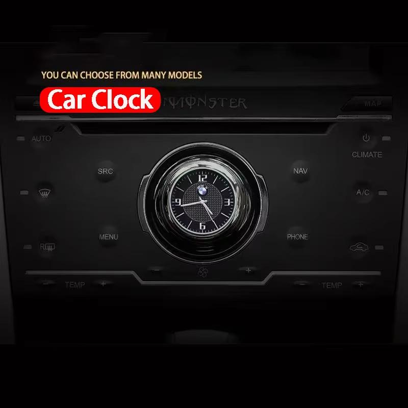 BBIJ5 BMW Car Dashboard Clock, Luminous Auto Interior Watch, Universal Vehicle Time Decor Accessory Fit for BMW 3/5 Series X1/X3/X5/X6