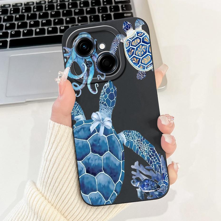 Cute Cartoon Phone Case For Tecno Spark Go 1 1S Soft Silicone Shockproof Cover For Tecno Spark Go 2025 Go1 Go1S Cases Bumpers