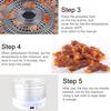 Electric Food Dehydrator Machine 5 Tray Tier Fruit Dryer Beef Jerky Herbs Dryer with Adjustable