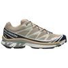 SALOMON XT-6 Komfortabelt Allsidig Overlag Lær Pustende Lavsko Løpesko Unisex Løpesko Khaki Svart 477374