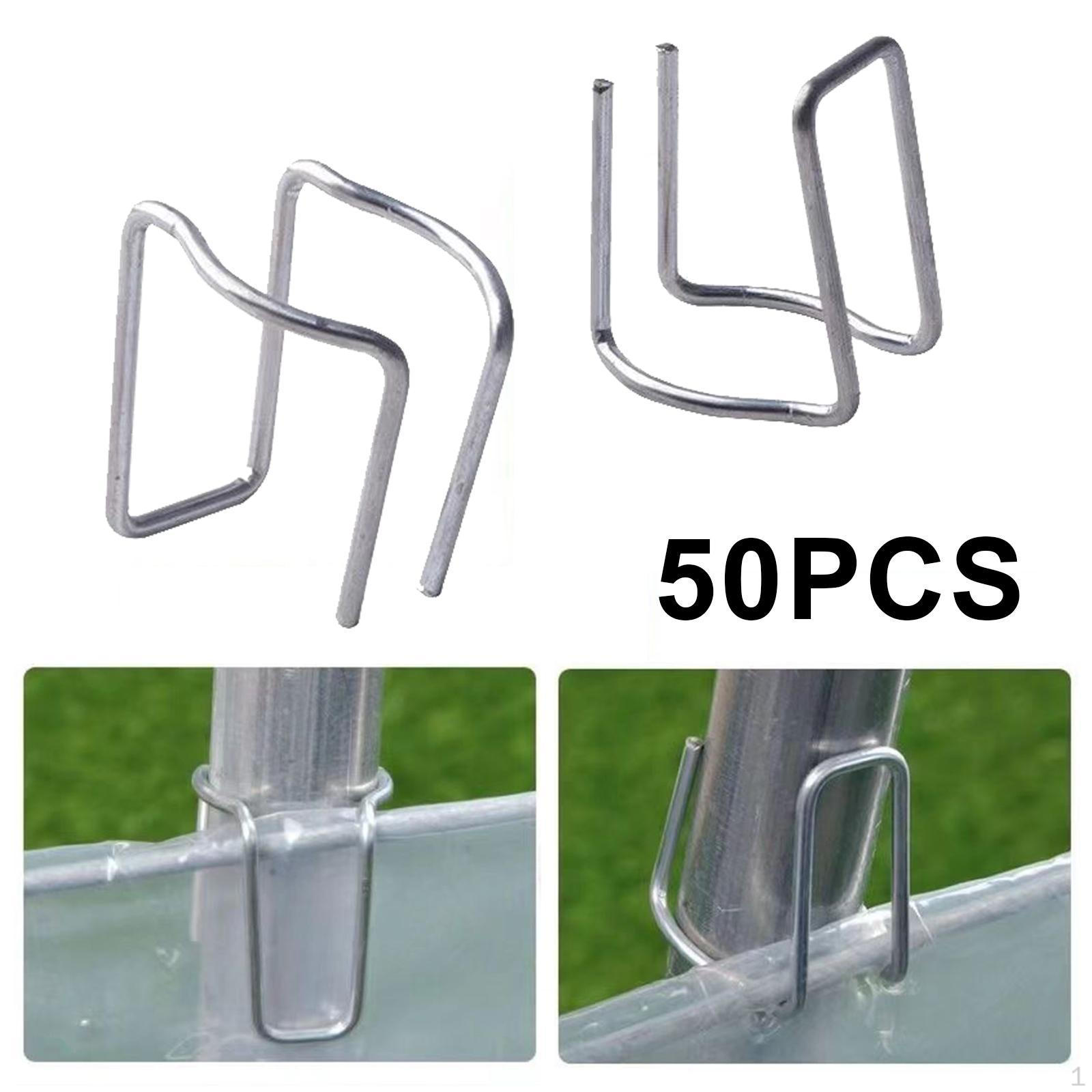 

50 шт. сельскохозяйственных солнцезащитных тентов с зажимом, сеткой, пряжкой, металлическими зажимами для ткани тентов 25mm