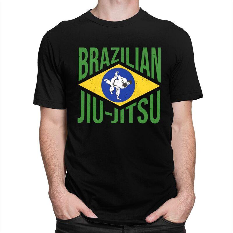 Custom Brazilian Jiu Jitsu BJJ Martial Art T Shirt Men Short Sleeves 100 Cotton Tshirt Casual Tee Tops Streetwear Tshirt