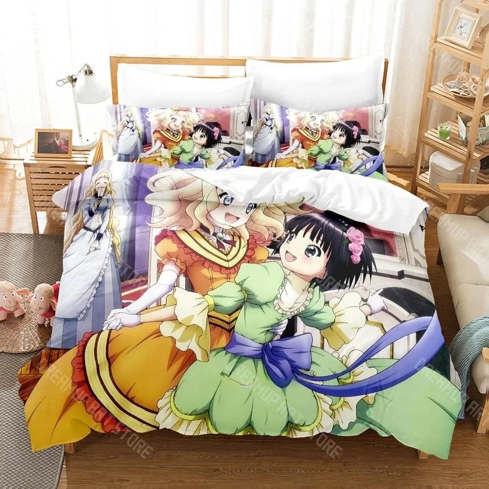3D Anime Croisee In A Foreign Labyrinth Bedding Set Single Twin Full Queen King Size Bed Set Adult Kid Bedroom Duvetcover Sets