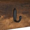 Wall Mounted Nightstand Smoked Oak 100 x 16 x 26 cm