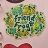 Friend To Frogs Amphibian and Toads Art Sticker, Cute Sticker, Laptop Decal, Frog Sticker