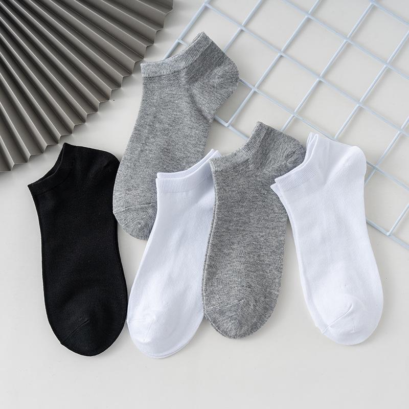 Modal Cotton, Socks Men'S Boat Socks Thin Breathable Solid Color Socks, Business Men'S Socks