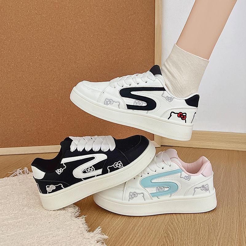Fashion Small White Shoes Large Size Women Wedge Basket 2025 All-Match Casual Female Sneakers Big Size Sports Leisure Big Size Shoes Wom