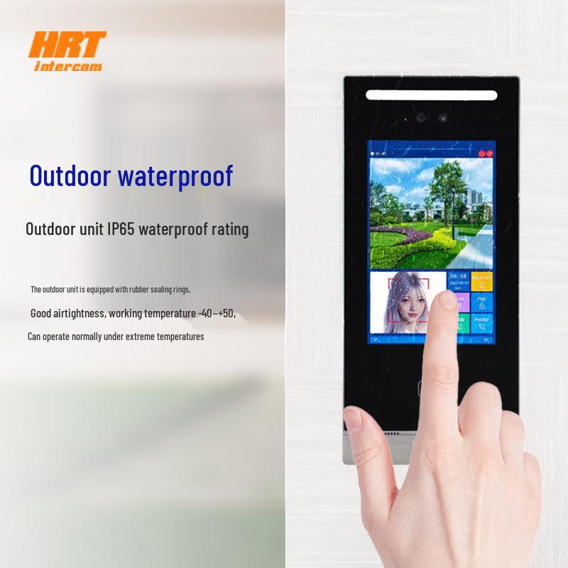 7" Touchscreen Digital Visual Intercom System with Remote Mobile Unlocking