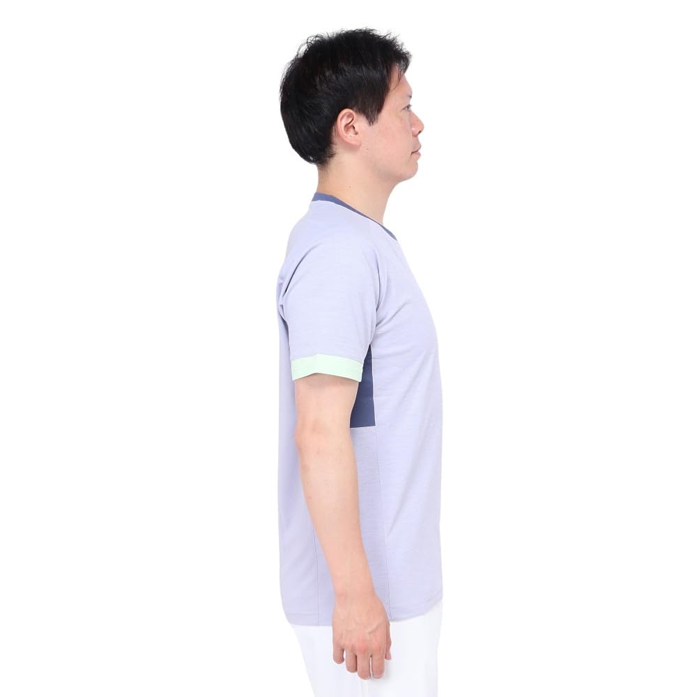 Short Sleeve Game Shirt Mist Blue M [Yonex] (Fit Style) (406)