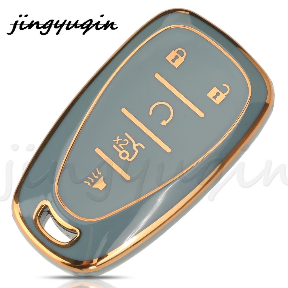 Jyq Tpu Auto Remote Car Key Case For Chevrolet Chevy Camaro Cruze Malibu Equinox Onix Spark Equinox Sonic Volt Protect Shell