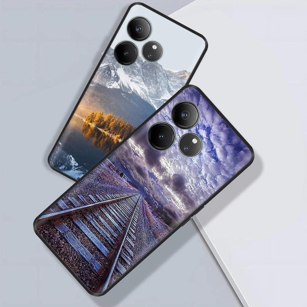 For Realme GT 6T Case Phone Back Cover Soft Smooth Liquid Silicon Back Cover For Realme GT Neo6 SE Cases for Realme GT Neo6 GT6