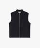 Man On The Boon Cashmere Blend Handmade Vest_Charcoal Gray 4715309021