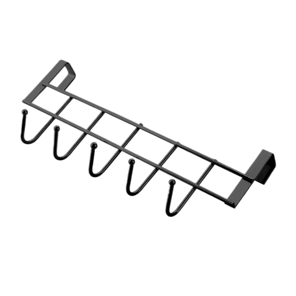 

Гачки над дверима 5 гачків Органайзер для домашньої ванної кімнати Вішалка для одягу Пальто Капелюх Сумки для рушників Вішалка для ключів Ванна кімната Кухонні аксесуари