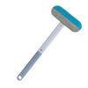 Multifunction Pet Brush with Squeegee, Cat Hair Remover Brush Manual Hair Cleaner with Long Handle for Carpet Bed, Sofa, Blanket