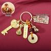 Breloc Pandantiv Cheie de Aur Anul Zodiacal Chinezesc 2026 - Ornament Tian Guan Ci Fu Taoist