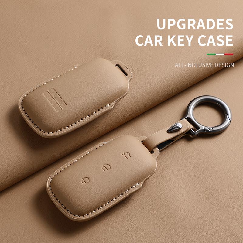 Original Car Key Case Cover For Geely Galaxy L6 L7 L8 L9 E6 E7 E8 MAX 1.5T Plus AIR PRO Galaxy Car Key Fob Shell Car Accessories