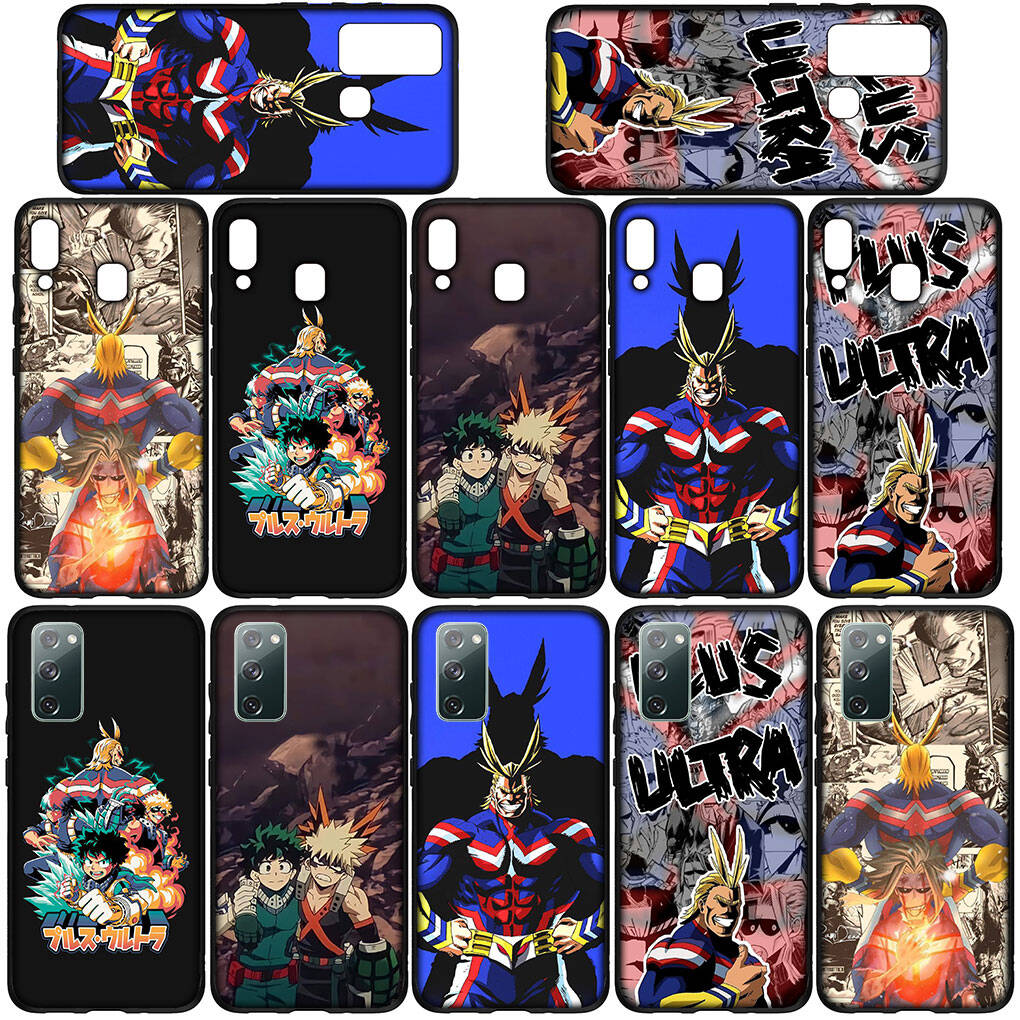 Cover for iPhone 17 16 15 Xiaomi Poco Redmi Note 14 13 12 11 Pro Max Samsung Galaxy S25 S24 S23 OPPO Huawei My Hero Academia All Might BNHA Phone Case
