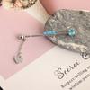 Heart Pendant Long Ear Stud Ear Bone Stud Industrial Barbell Earring Cartilage Stud Earrings