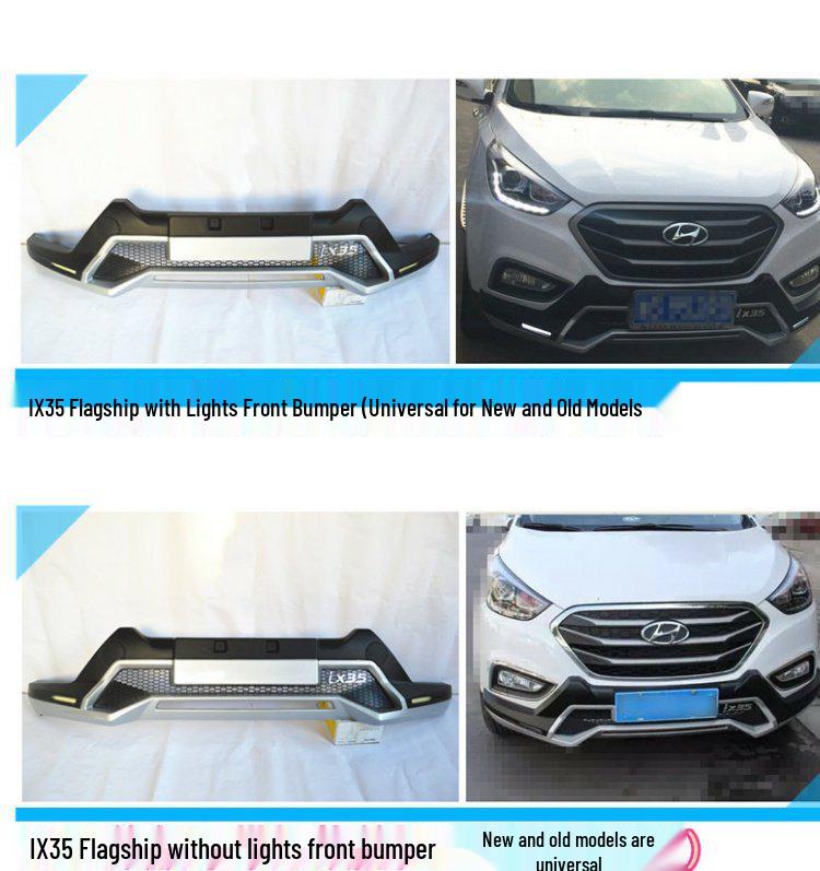 Hyundai ix35 Stoßstangenschutz (2010-2017): Spezifische Vorder- und Hinterradmodifikationen