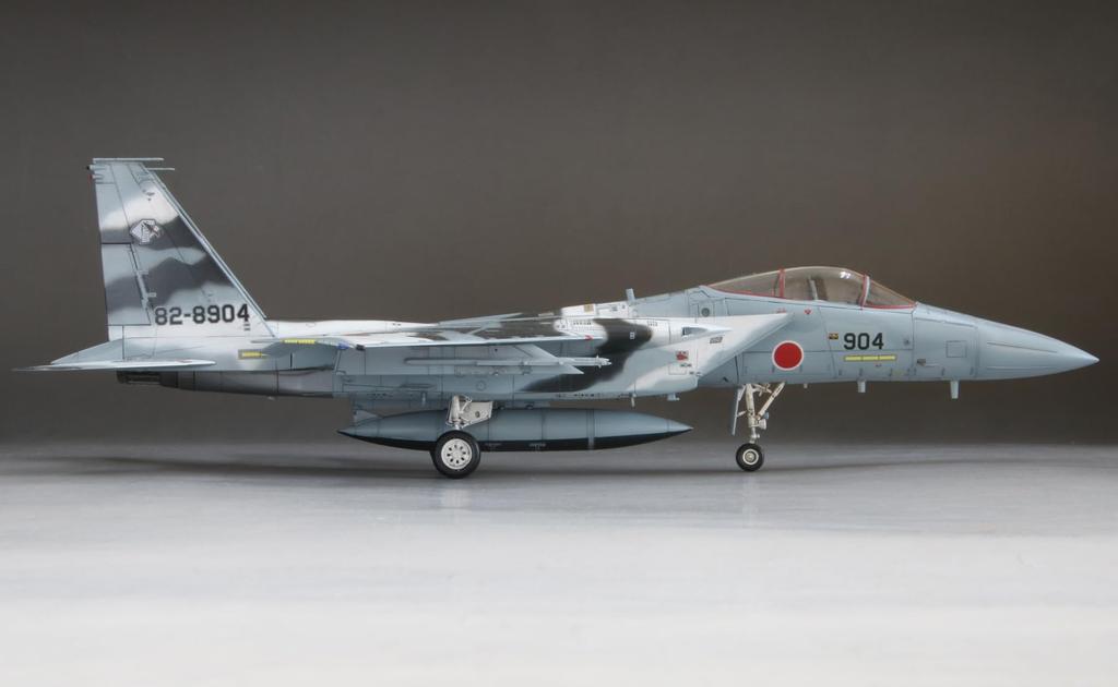 Fine Molds 1/72 Special Marking Series Air Self-Defense Force F-15J Aggressor No. 904 Black/White Plastic Model FK02 (Airplane)