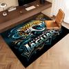 1pc Jacksonville Jaguars Logo Print Area Rug - Soft, Washable Non-Slip Indoor Mat, Living Room, Home Office Decorative Rug,Office Decorative