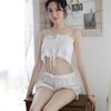 Sexy Lingerie Suspender Chest Wrap Pajamas Pajamas Women's Breathable Pure Cotton Sexy Lingerie Vest Lantern Skirt