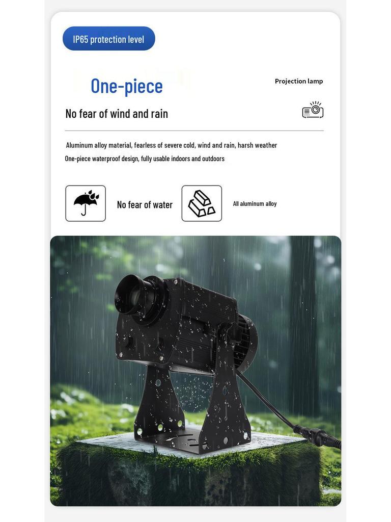 Outdoor Pattern Projection Light - Industrial Warning & Decorative Lighting