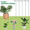 T02C!5er-Pack Gartenpflanzenstützstäbe Einzelstiel-Stützstab Pflanzenkäfig Stützringe Blumenstiel Aufrechter Pflanzenwachstum