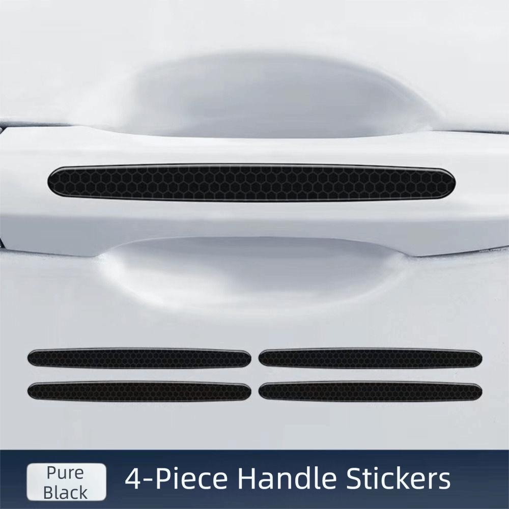 Reflective Door Handle Protective Strip Anti Scratch Anti Scratch Accessories  Door Bowl