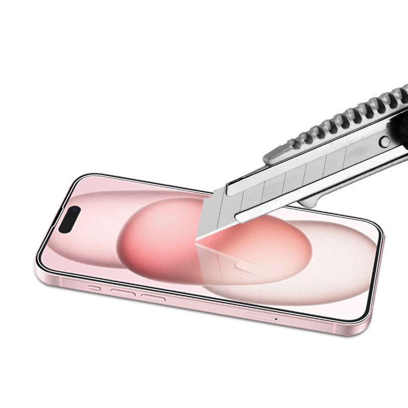 Cell Phone Tempered Glass Screen Protector Top Quality High Clear Perfect Full Cover 0.3 mm 9H for Apple iPhone 15 Plus