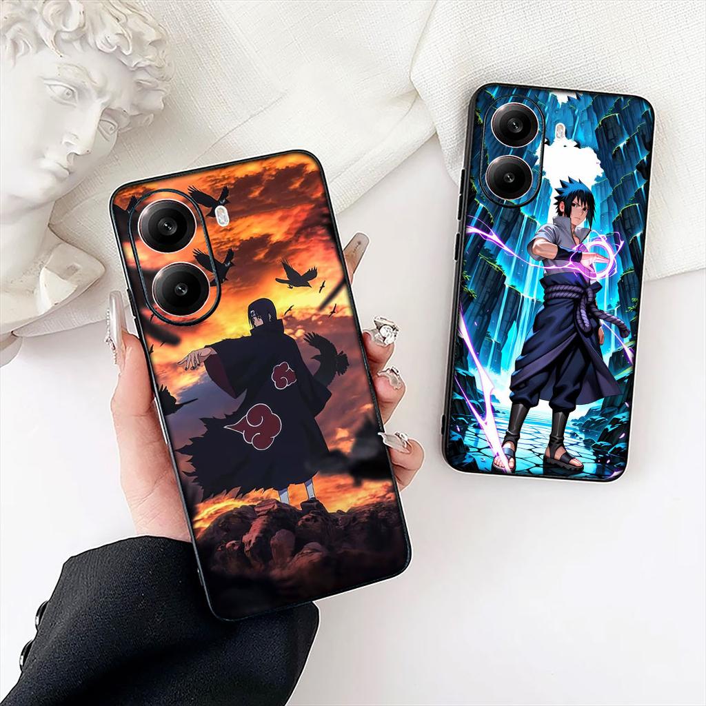 Cartoon Narutos Itachi Uchiha Sasuke Cover for Motorola Moto Edge 50 30 Fusion 40 NEO Ultra Pro G22 G23 G20 G35 G84 G13 G53 Case