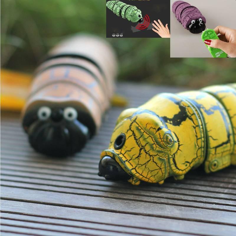 Control Remote Caterpillar Toys Luminescence Electric Infrared Crawl Insect