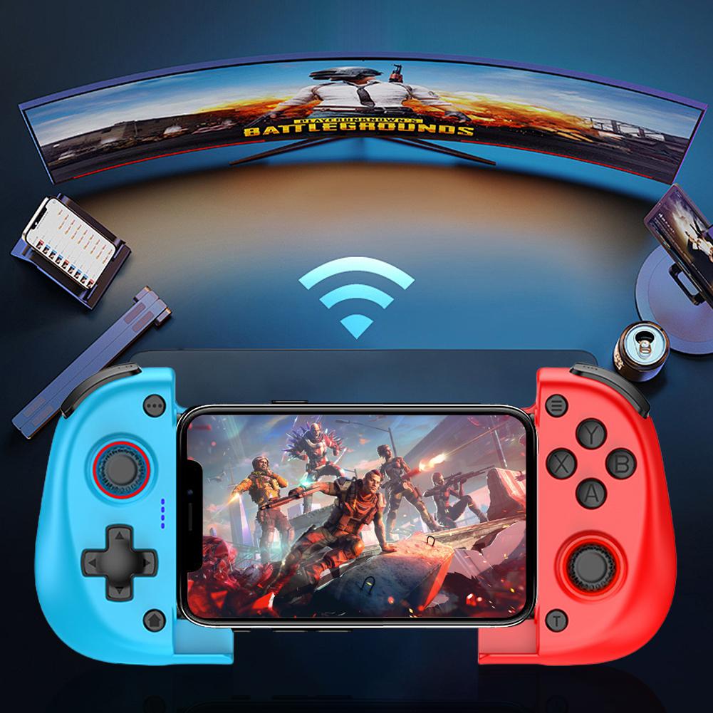 X3 Mobile Phone Gamepad with Cooling Fan Bluetooth-Compatible Stretchable Game Controller for Android Phone iOS iPhone PC Switch