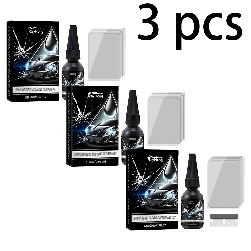 RAYHONG Auto Windshield Repair Fluid Kit Auto Front Windshield Repair Cracks Clear Vision