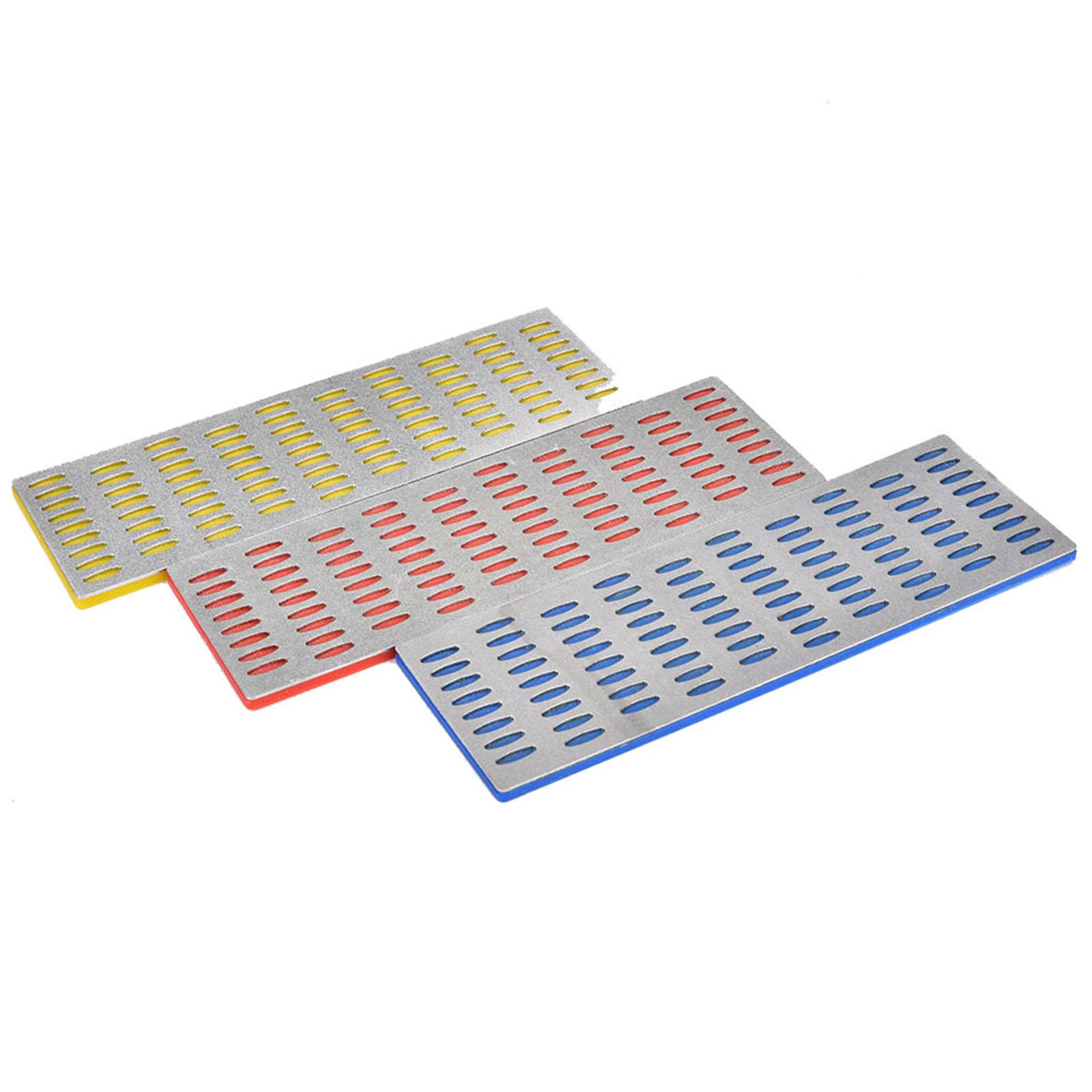 

3PCS Diamond Sharpening Stones Whetstone Sharpening Tool Coarse Medium Fine Grinding