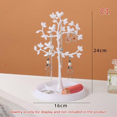 Multi Use Jewelry Display Stand Organizer Earrings Rings Necklace Keys Holder