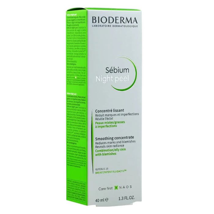 

Boderma Sebium Ночной пилинг-концентрат для разглаживания кожи 40 мл
