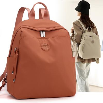 Women's Solid Color Backpack Commuter Backpack Student Lightweight Schoolbag