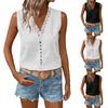 Ladies' Casual Camisole Lace Patchwork V-neck Loose Top