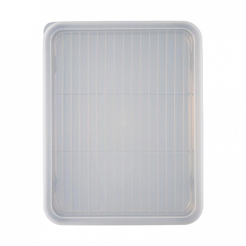 Stainless Steel Baking Pan with Cooling Rack For Kitchen Storage Solution