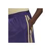 Adidas Originals Wales Bonner 70S Elastic Logo Print Summer Mid Waist Striped Comfortable Fit Casual Shorts Men Shorts Purple H35565