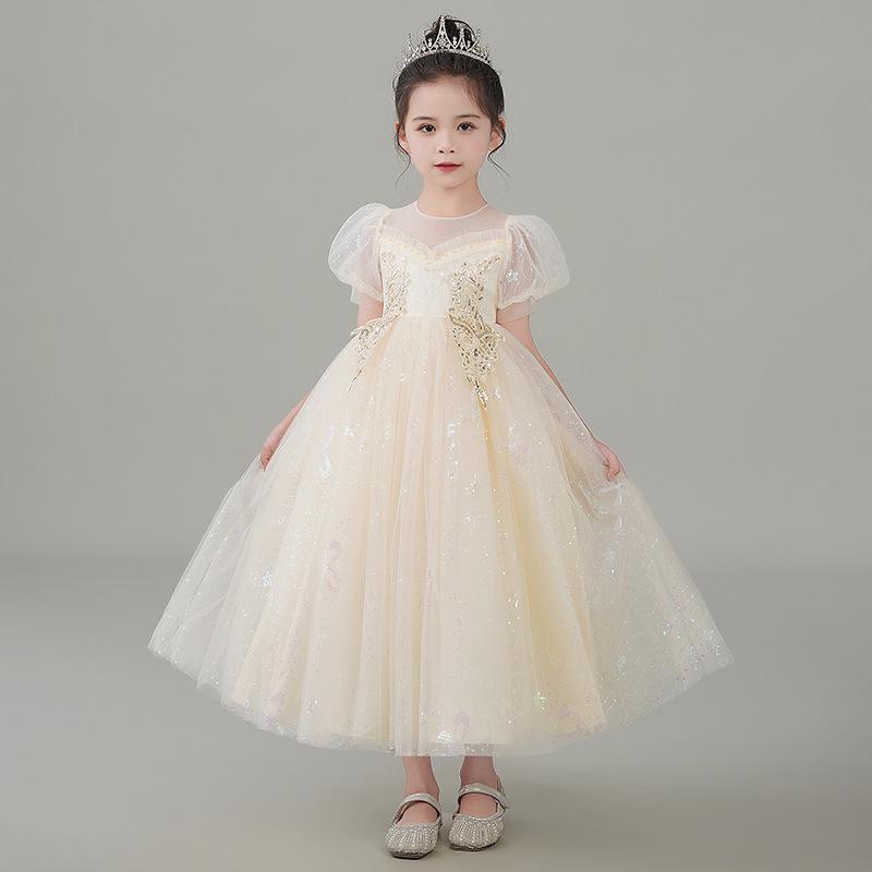 Sommer Mädchen Langes Prinzessin Hochzeits- und Abendkleid