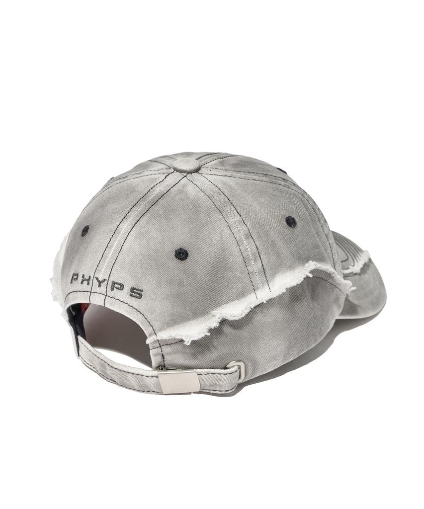 PHYPS MOTORCYCLE Vintage Cutoff Cap_Gray