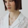 Lucirzu Heart Ball Silver Necklace (freshwater Pearls+925silver)